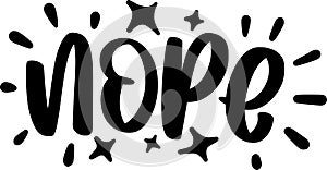 Nope Comic Book Sound Effects