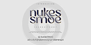 Nukes smoe Font alphabetical typography photo