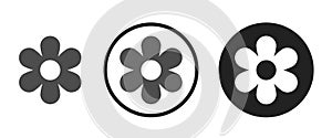Flower icon . web icon set
