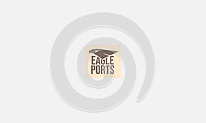Eagle logo design vector, Illustration
