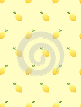 lemon seamless art with lite colors testy food photo