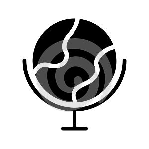 Globe Solid Style Icon