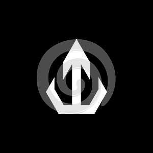 Trident Icon Vector Design