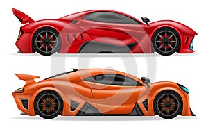 sport hyper super car vector illustration