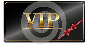 Premium VIP card with gold elements and crown