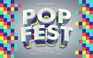 retro pop art text effect