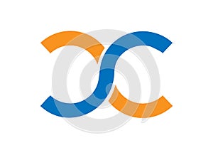 CSC letter vector logo design. C logo. S letter. C vector art. Business. Finance photo