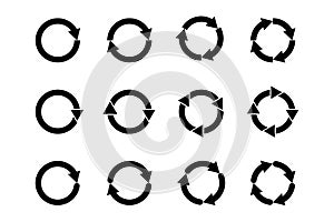 arrow rotation circle set