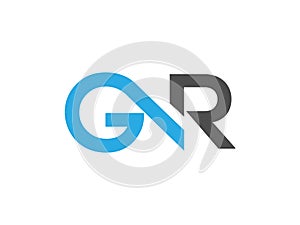 GNR letter logo design. Creative GNR logo photo