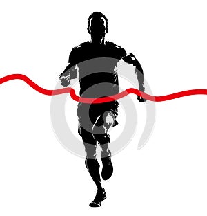 Runner, Running a marathon, runner wins