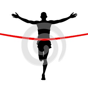 Runner, Running a marathon, runner wins