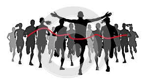 Runner, Running a marathon, runner wins