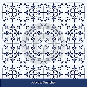 A unique vector historycal encaustic tile pattern