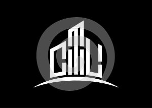 Letter CTL building vector monogram logo design template. Building Shape CTL logo.