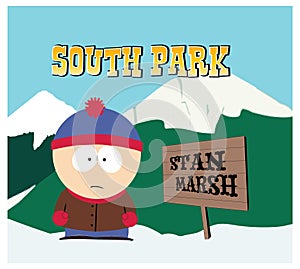 South Park. Stan Marsh isolated vector editorial