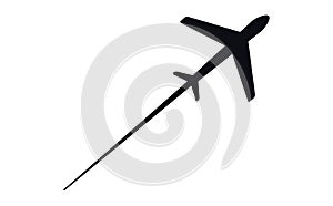 Arline or Airplane flying icons or symbols, Vector file.