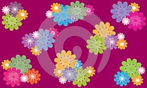 Flower Cutouts Summer Flowers Decorations