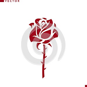 Red rose icon