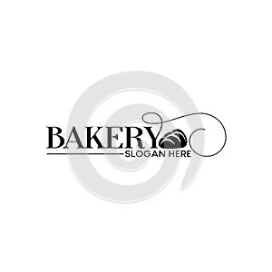 Simple minimalist Bakery logo