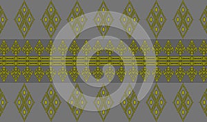 abstract Traditional geometric fabric pattern ornate elements with ethnic patterns design