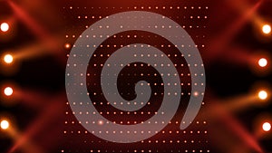 Stage lights rays scene background. Abstract spot light rays background