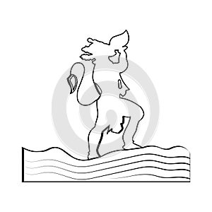 Devotional Hanuman art