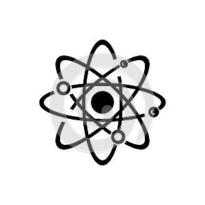 Atom â Atomic Structure Symbol for Science, Physics, Chemistry, Education, or Technology Projects