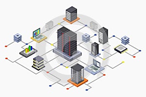 Data center connectivity isometric