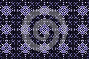 Flower pattern with texture