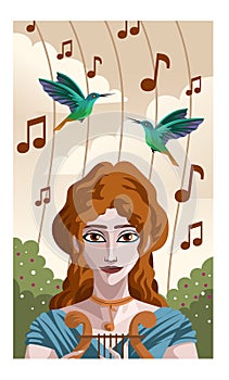 euterpe muse goddess of music inspiration