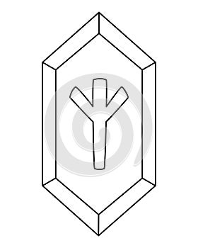 Algiz, also known as Elhaz, is a rune of the Elder Futhark, symbolizing divine patronage