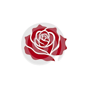 Red rose icon