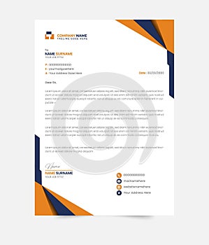 Creative Shapes Letterhead and Stationery Template Design for Modern, Professional Branding