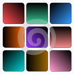 Black Gradient with Random Color