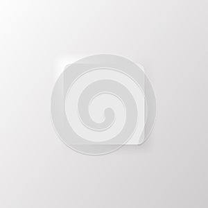 Vector buttons neumorphic design. web elements geometry modern. neumorphism square button design. vector illustration