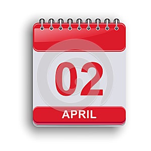 April 2Daily Planning Page Flat Style