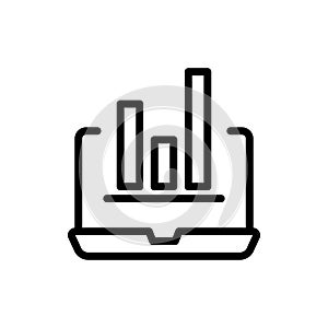 Web analytics flat icon