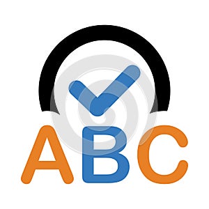 web, autocorrect, computer, online text autocorrect icon