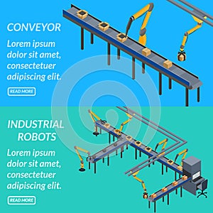 Web banner automated conveyor