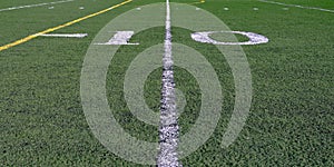 Web banner of ten yard line