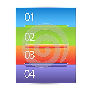 Web banners in numbers.Eps.Vector