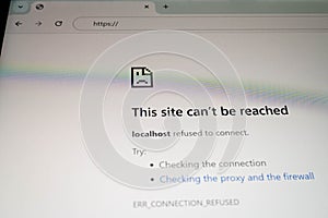 Web browser displaying 