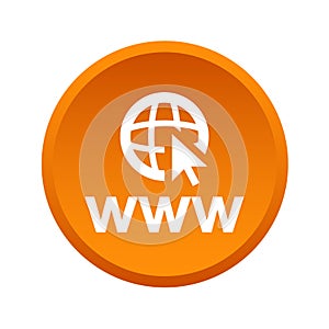 web browser icon button