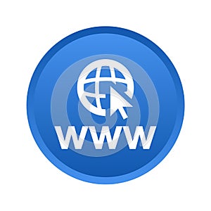 Web browser icon button