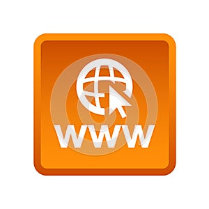 Web browser icon button