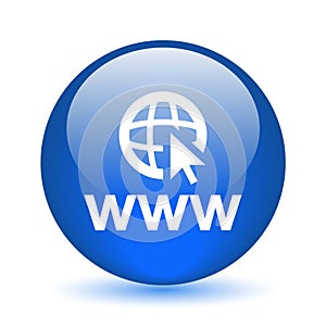 Web browser icon button