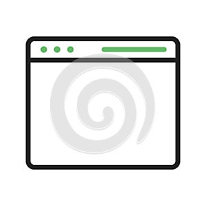 Web Browser icon vector image.