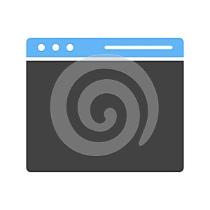 Web Browser icon vector image.