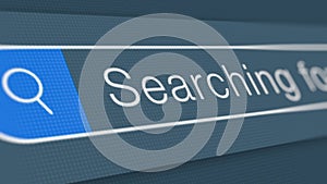Web browser search bar