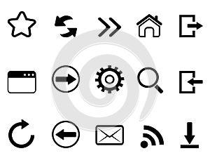 Web browser tools icon